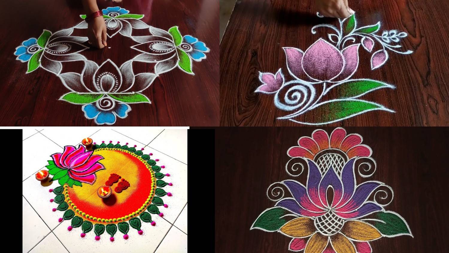 Lotus Flower Rangoli