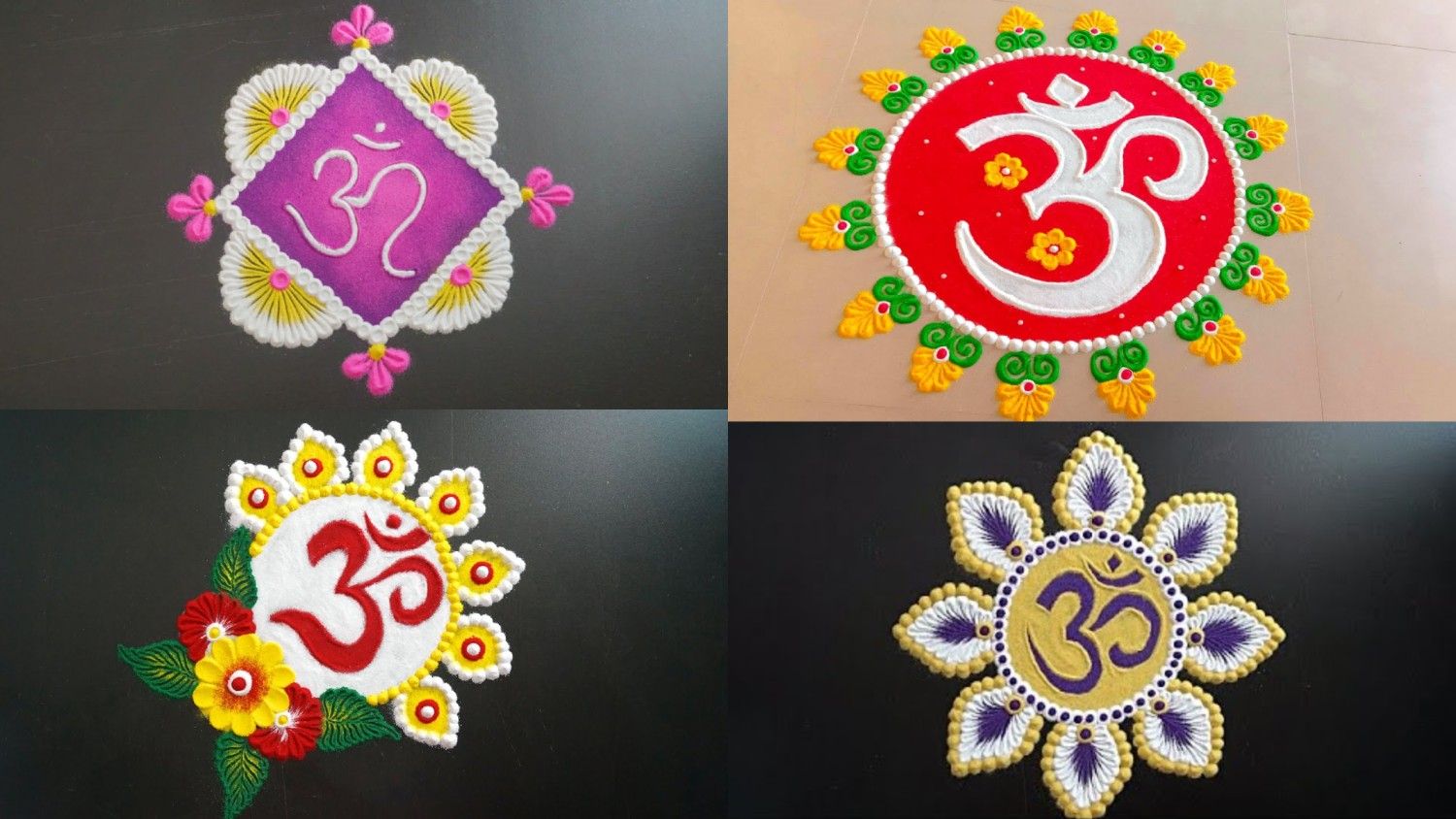 Om Symbol Rangoli