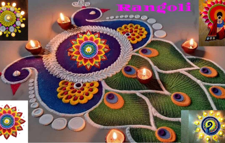 Basic rangoli designs for diwali